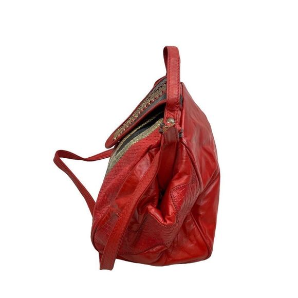 RARE‎ Vintage San Marco Brand Genuine Leather Large Handbag - Picture 6 of 15